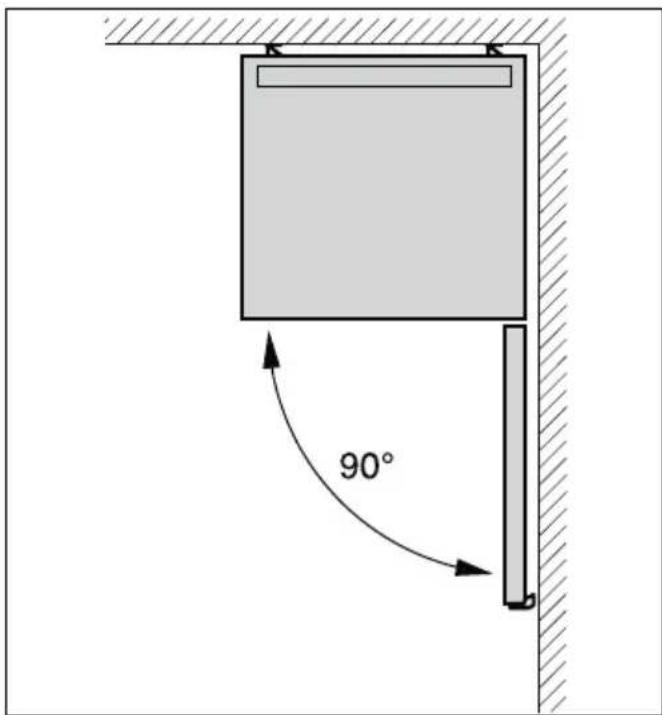 SIEMENS GS36NBW30 - Distancia respecto a la pared - 1