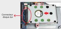 Shuttle X 5031TA - Installation du disque dur - 4