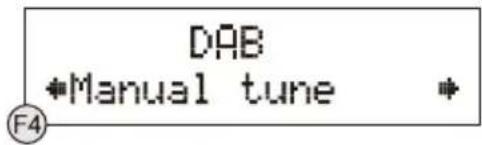 SCANSONIC DA300 - DAB-Sender manuell einstellen - 1