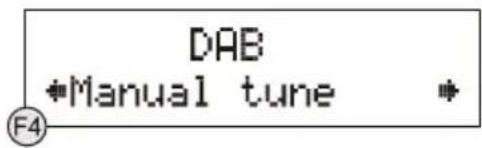 SCANSONIC DA300 - DAB manuel kanalsogning - 1