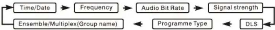 SCANSONIC DA300 - DAB display modes - 1