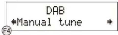 SCANSONIC DA300 - Sintonizzazione manuale DAB - 1