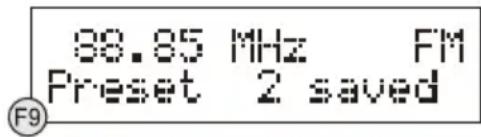 SCANSONIC DA300 - PRÉSELECTION DE STATION ET ÉCOUTE DE STATION PRÉSELECTIONNCEE - 2