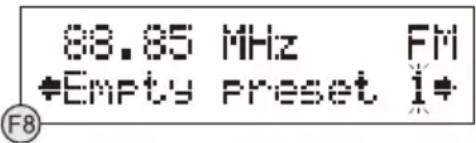 SCANSONIC DA300 - STORING AND RECALLING STORED STATIONS - 1