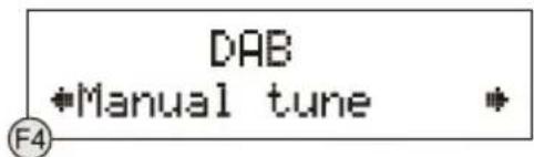 SCANSONIC DA300 - DAB manual tune - 1