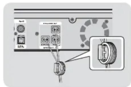 SAMSUNG HTFS9209 - Per il cavo del diffusore - 1