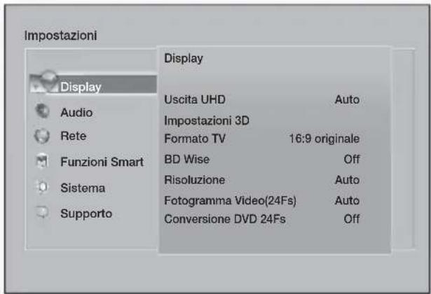 SAMSUNG HTFS9209 - Accesso alla schermata di impostazione - 1