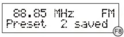 SCANSONIC DA88 - PRÉSELECTION DE STATION ET ÉCOUTE DE STATION PRÉSELECTIONNée - 1