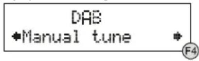SCANSONIC DA88 - DAB manuel tune - 2