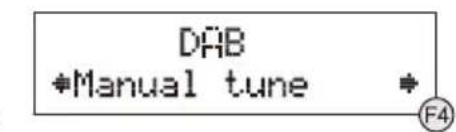 SCANSONIC DA88 - Sintonia manuale delle stazione DAB - 2