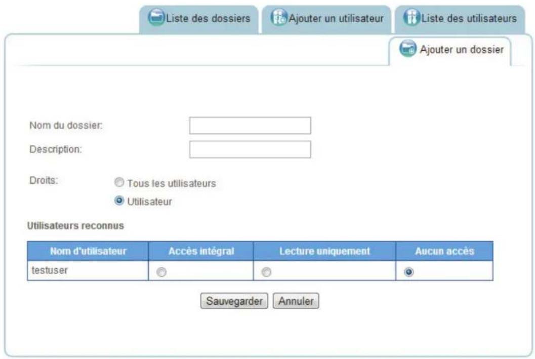 Shuttle KD21 - Pour créer un dossier privé: - 1