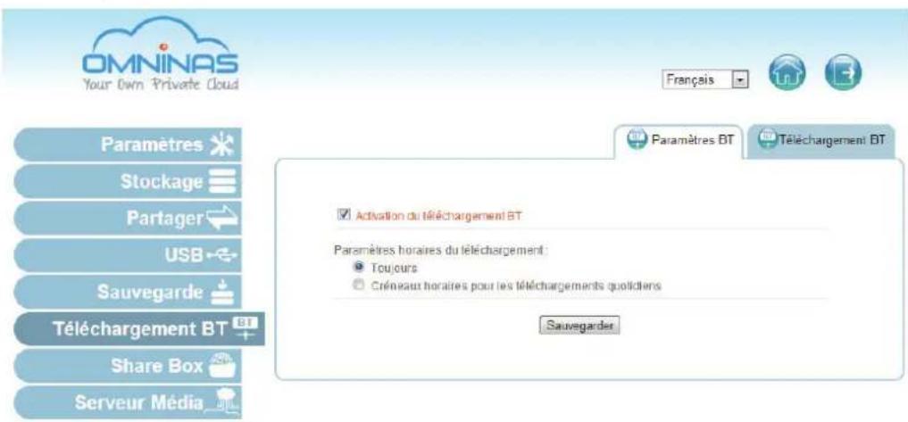 Shuttle KD21 - Paramétrage des téléchargements BT - 1