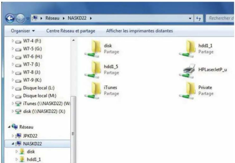 Shuttle KD21 - Accéder aux disques externes - 1