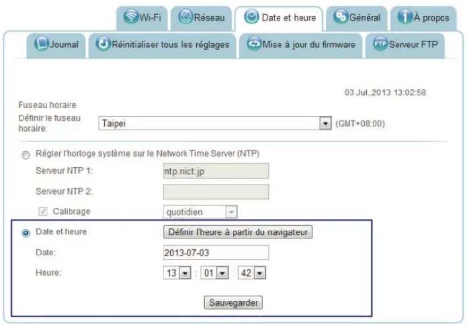 Shuttle KD21 - Paramètres Date &amp; Heure - 1