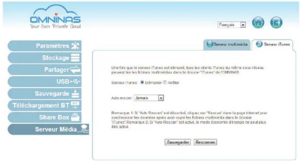 Shuttle KD21 - Serveur iTunes - 1