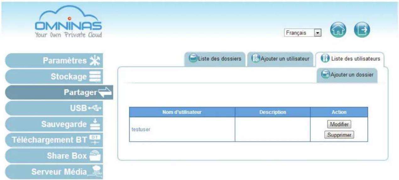 Shuttle KD21 - Menu Partager - 1