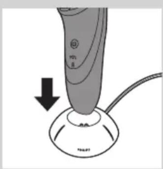 PHILIPS 29PT8457 - Opladen in de oplaadvoet (alleen PT866/PT739) - 1