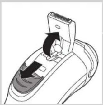 PHILIPS 29PT8457 - Rengoring af trimmeren med rensebørsten (kun PT919/PT866/PT860/PT845/PT739/PT737/PT731) - 1