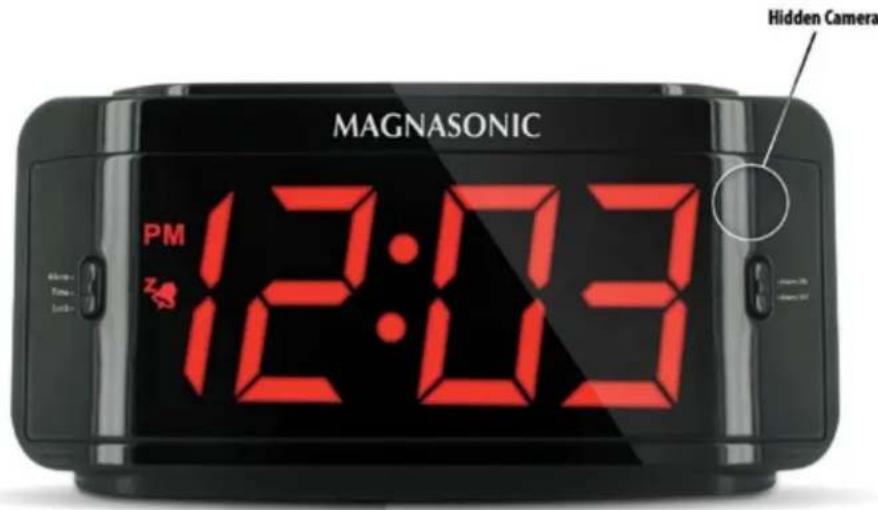 Svat PI300SD - Covert Alarm Clock DVR - 1