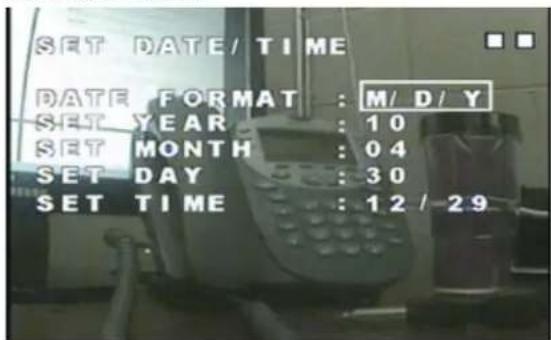 Svat PI300SD - Set Date / Time - 2