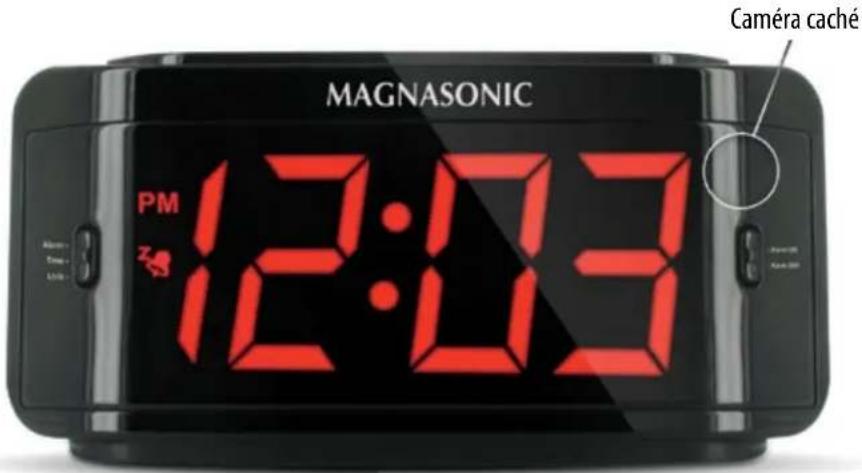 Svat PI300SD - RÉVEILLE-MATIN DVR DISSIMULÉ - 1