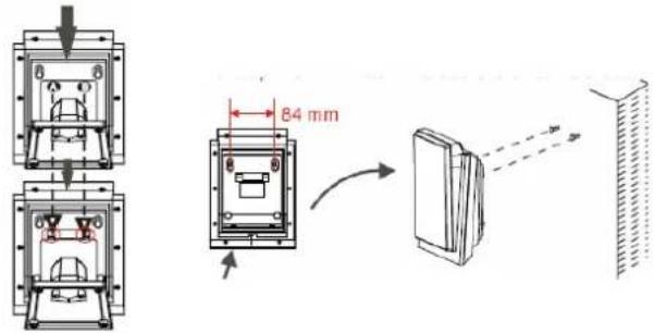 Sunstech LCXUM500 - Schema di montaggio dell'unità e dell'altoparlante - 1