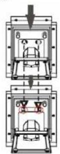 Sunstech LCXUM500 - Montage tekening van de eenheid en luidspreker - 1
