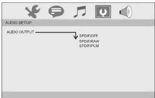 Sunstech DLPM727 - Pagina de Configuração do Audio - 1