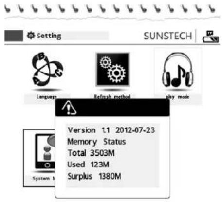 Sunstech EBI2 - System information: - 1