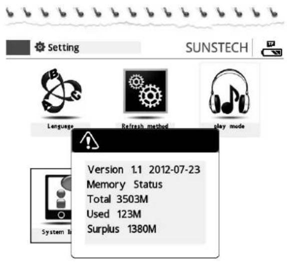 Sunstech EBI2 - Información sobre el sistema: - 1