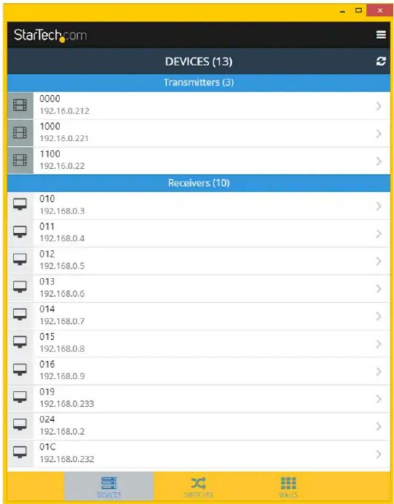 StarTech.com ST12MHDLAN - トフトウエ操作手順 トラスミットとレーナー一をトフトウアに接続する - 1