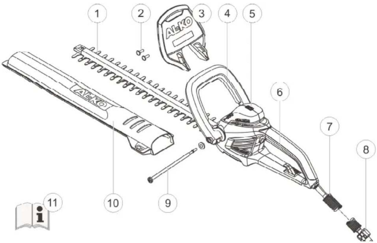 AL-KO HT 700 - Produktoversikt - 1