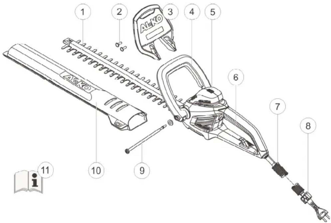 AL-KO HT 700 - Product overview - 1
