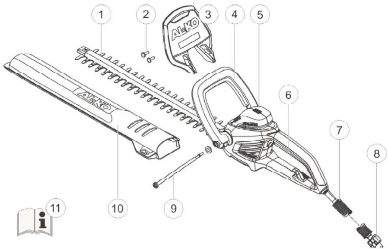 AL-KO HT 700 - Vista general del producto - 1