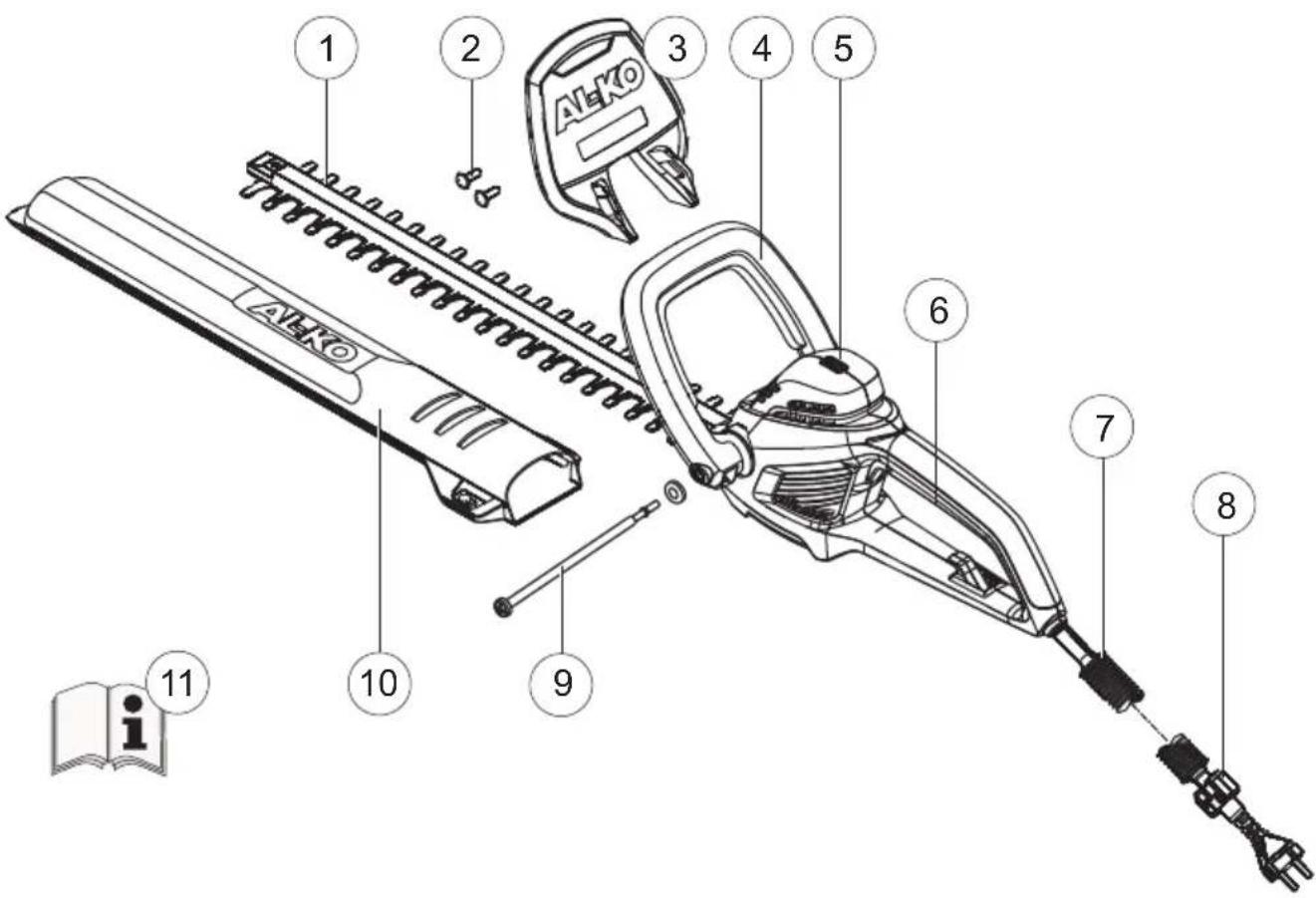 AL-KO HT 700 - Zweihand-Betätigung - 1