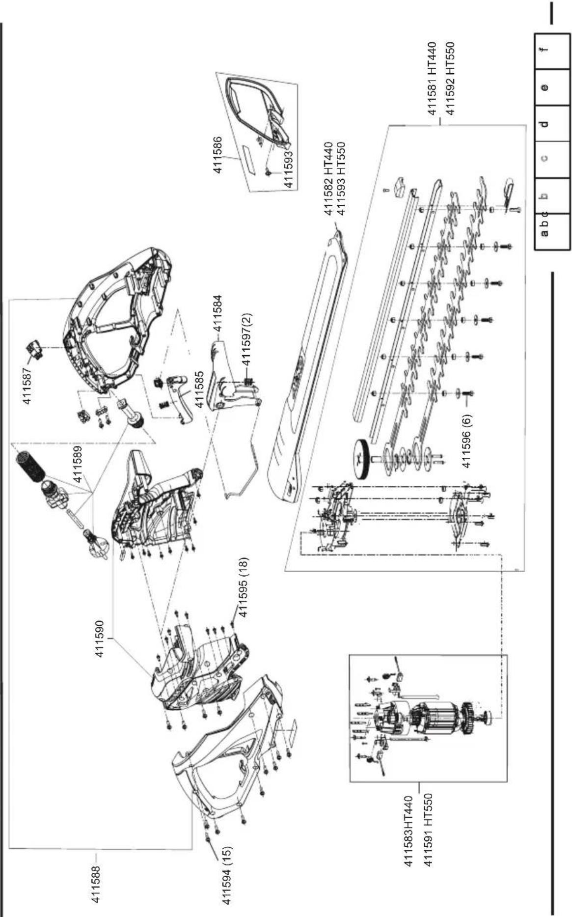 AL-KO HT 550 - Ses gucu seviyesi - 1