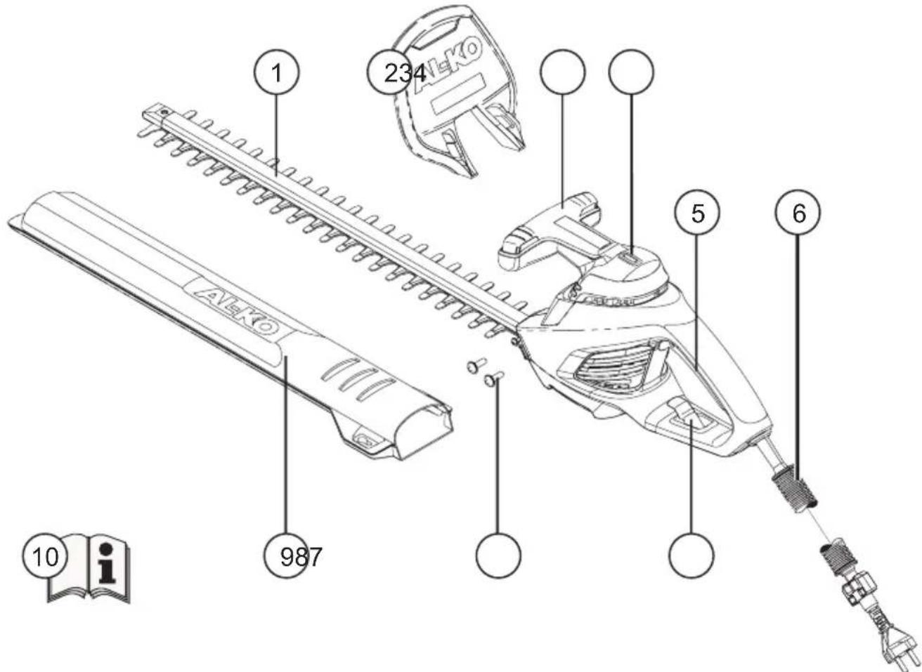 AL-KO HT 550 - Zweihand - Betätigung - 1