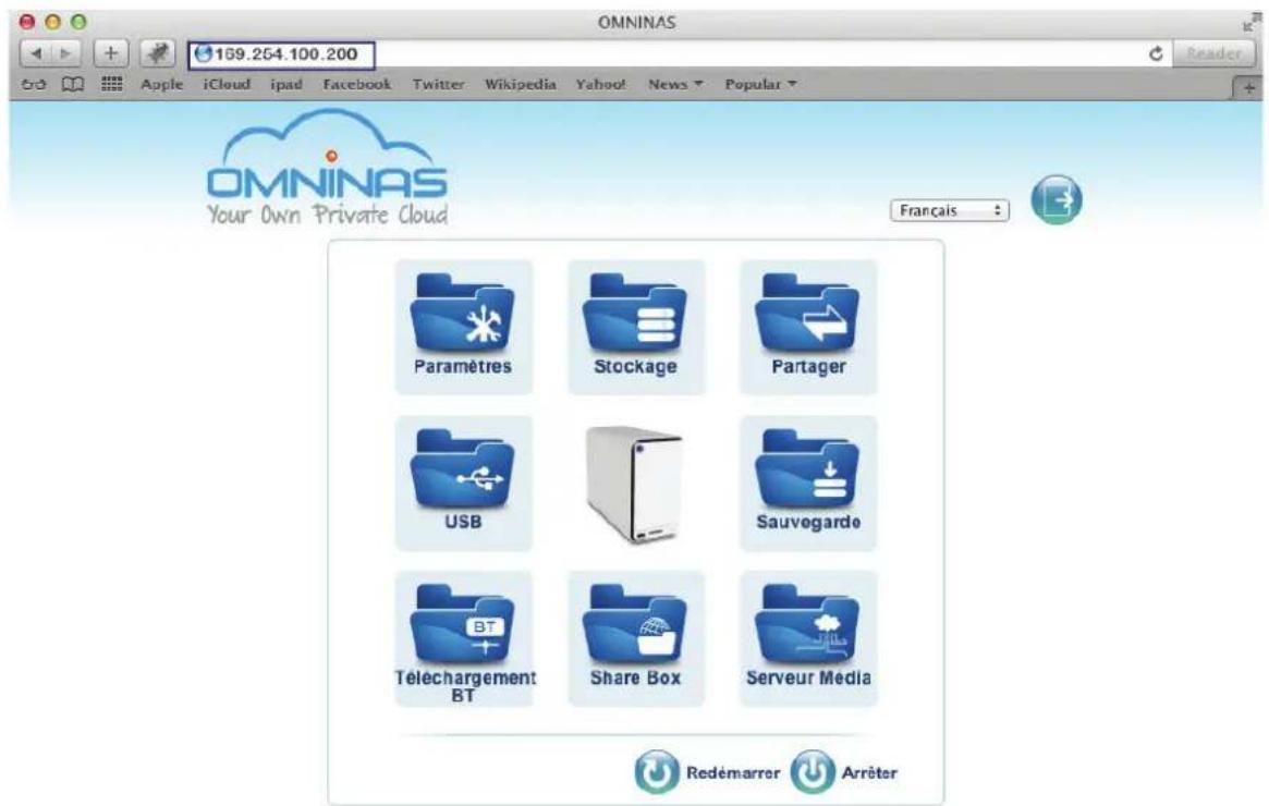 Shuttle KD22 - Se connecter via un navigateur Web - 1