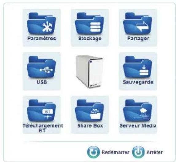 Shuttle KD22 - Menu Accueil - 2