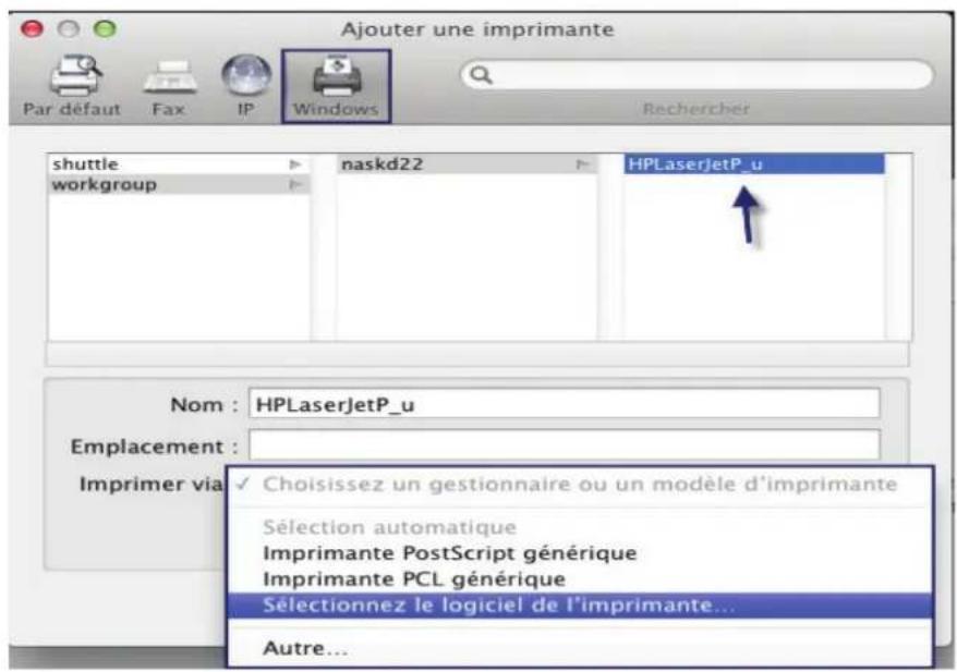 Shuttle KD22 - Ajouter une imprimante - 1