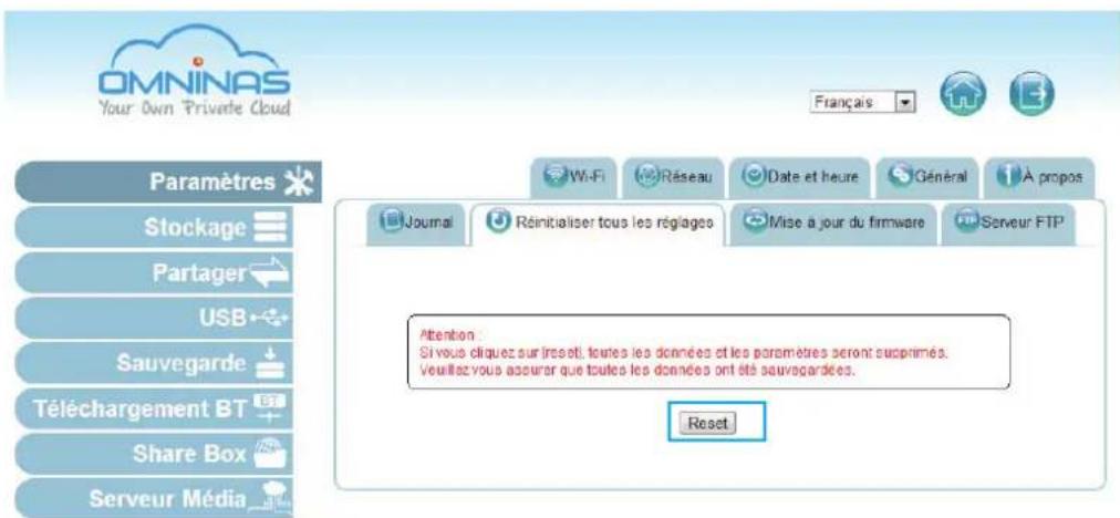 Shuttle KD22 - Réinitialisation de l'interface Web - 1