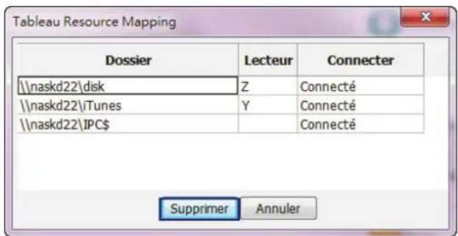 Shuttle KD22 - Effacer les lecteurs de réseau - 1