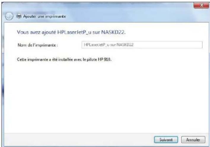 Shuttle KD22 - Ajouter une imprimante dans un système Windows - 7