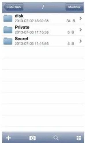 Shuttle KD22 - Acceder à un dossier privé - 1