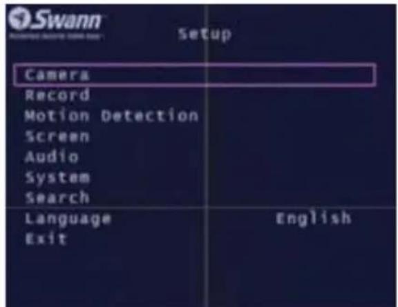 SWANN SW343DPM - Accediendo y Navegando el Sistema de Menu - 2