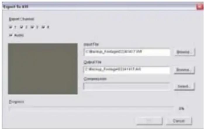 SWANN SW343DPM - - Exporter un fi chier au format AVI - 1