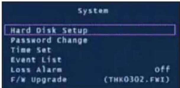 SWANN SW343DPM - Menu de Sistema - 1