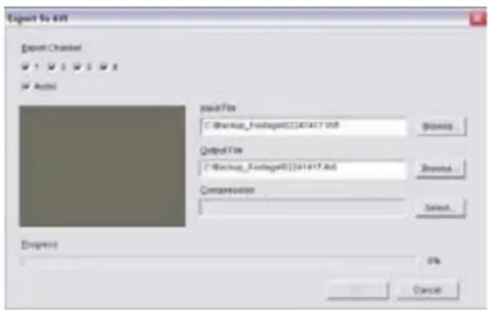 SWANN SW343DPM - - Exporting an AVI fi le - 1