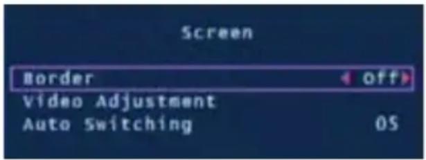 SWANN SW343DPM - Screen Menu - 1