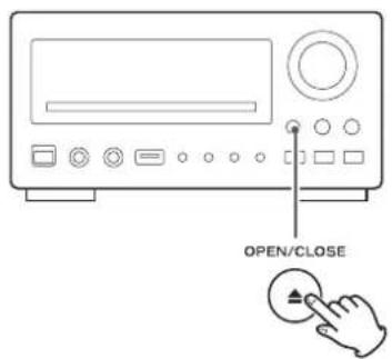 TEAC DRH300S - Opening and closing the tray - 1